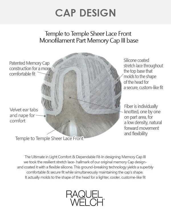 Classic Cool | Lace Front & Monofilament Part Synthetic Wig By Raquel Welch - Image 6