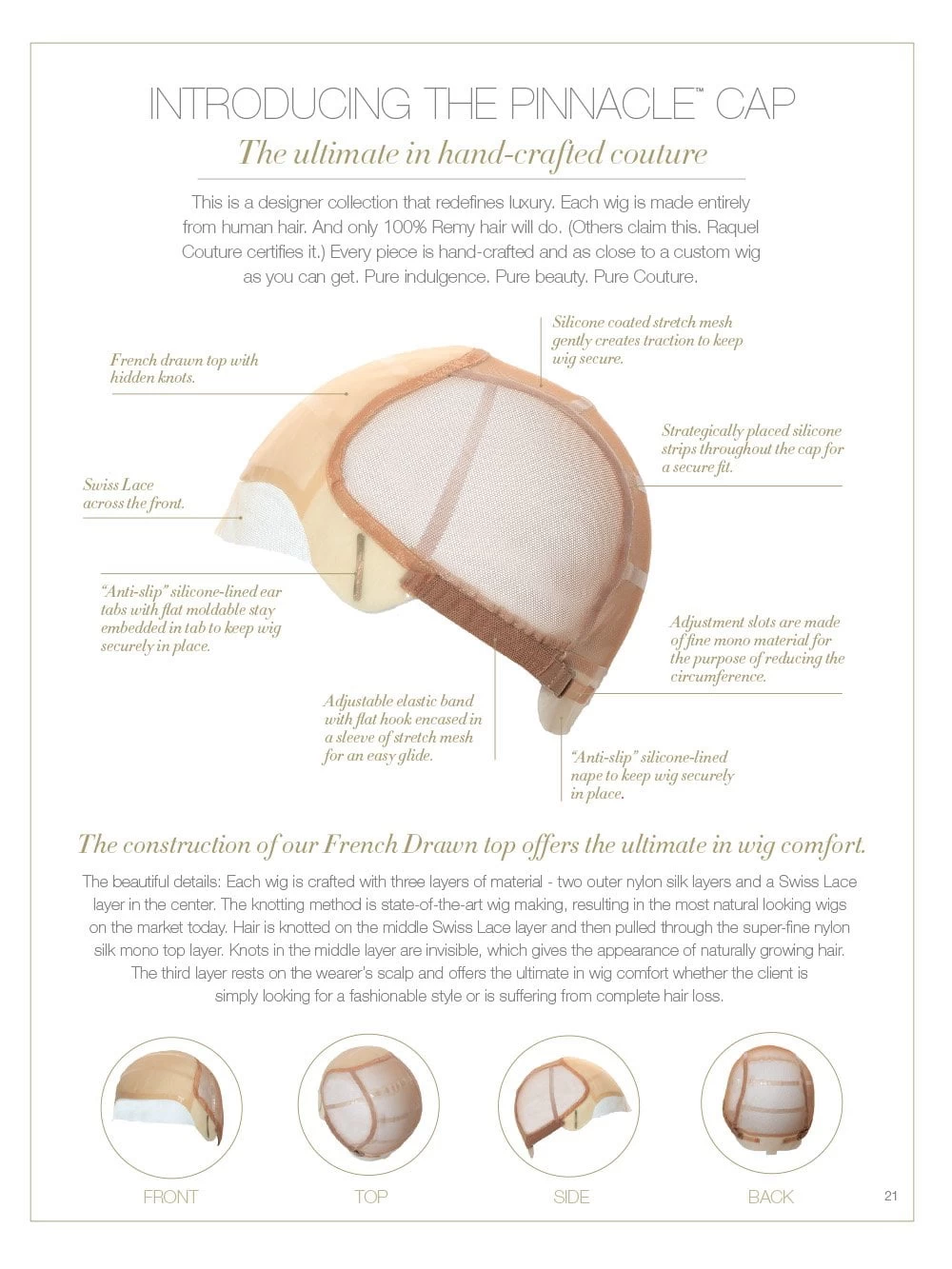 Glamour And More | Remy Human Hair Lace Front Wig (Hand-Tied) - Image 16