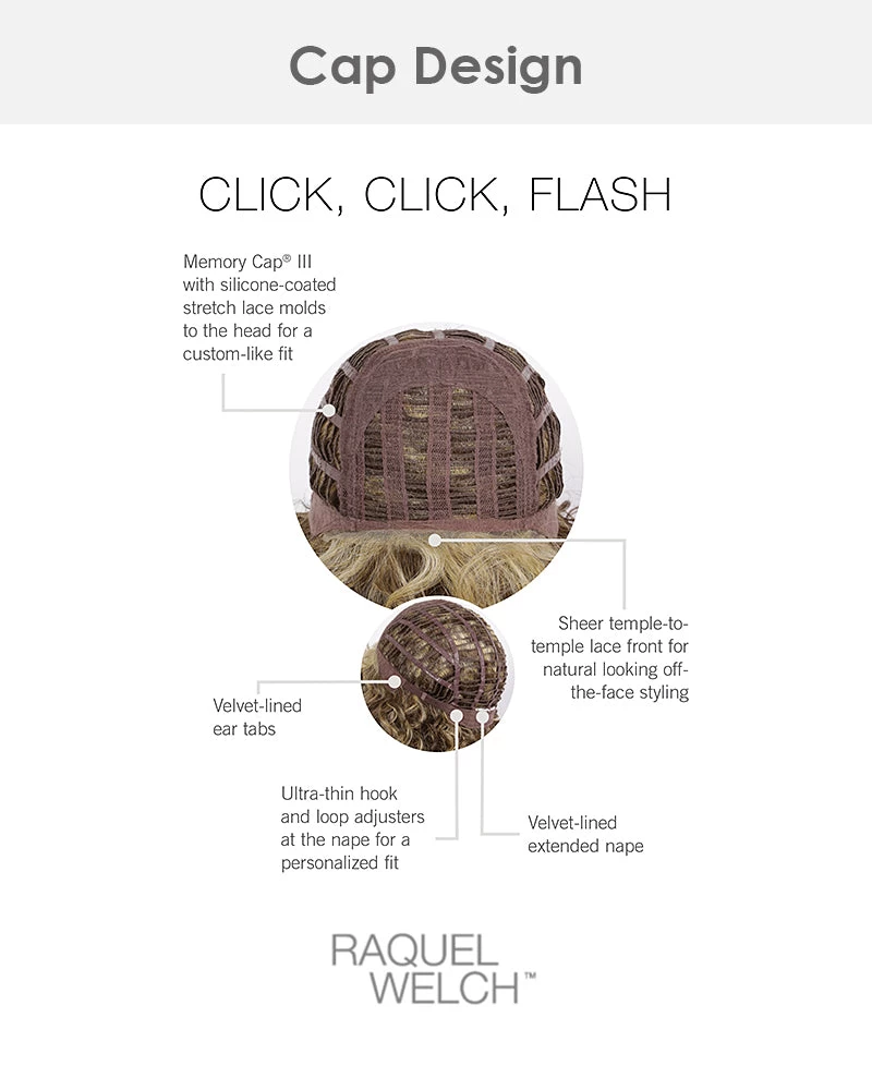 Click Click Flash | Lace Front Synthetic Wig By Raquel Welch - Image 13